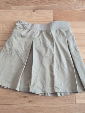 French Toast Light Sage School Skirt